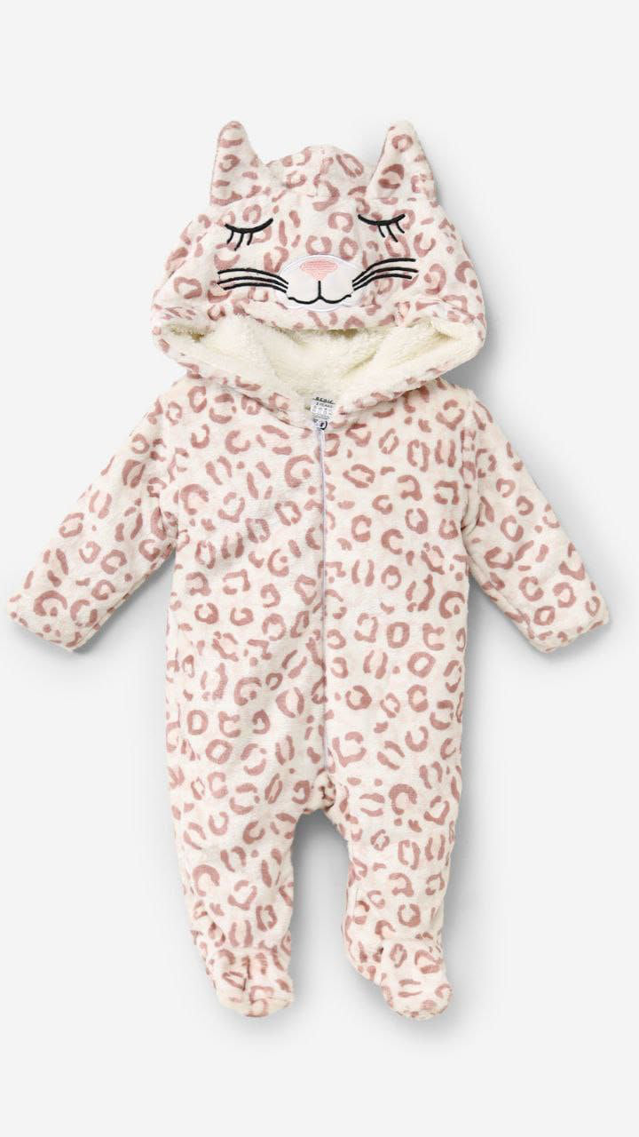 Tiger Onesie for Babies – Fleece-Lined Romper