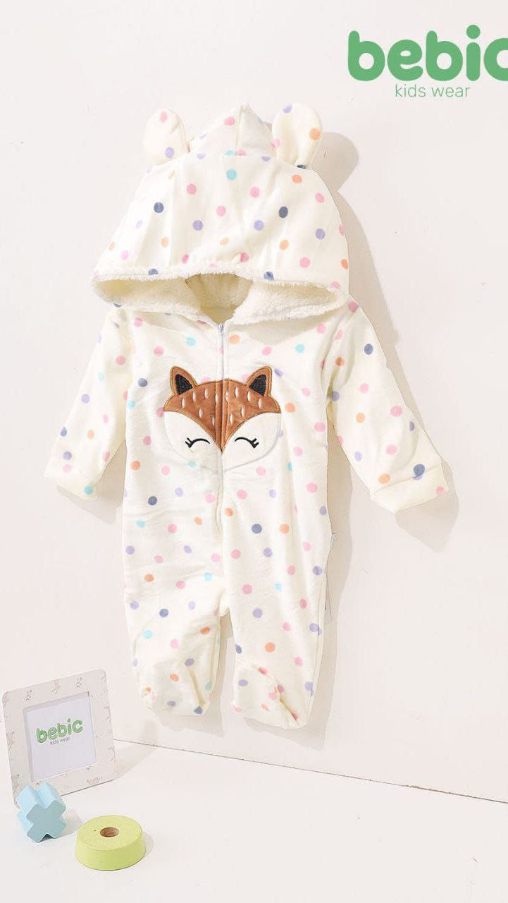 Fox Baby Jumpsuit – Hooded Romper by Bebic Kids Wear