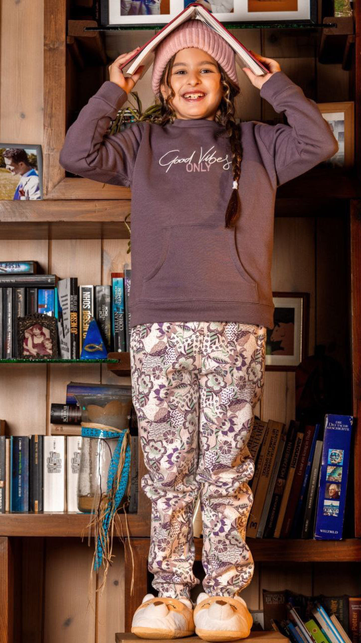 G.9 Girls Floral Winter Pajama Set