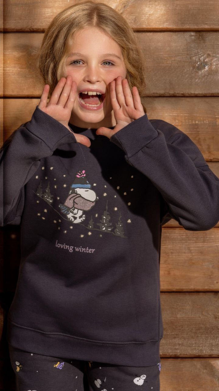 G.11 Winter Dreams Pajama – Girls’ Polar Bear Print Set