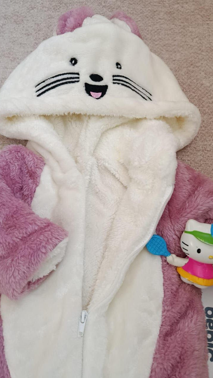 Bunny Onesie for Babies – Fleece-Lined Romper by Bebic Kids Wear