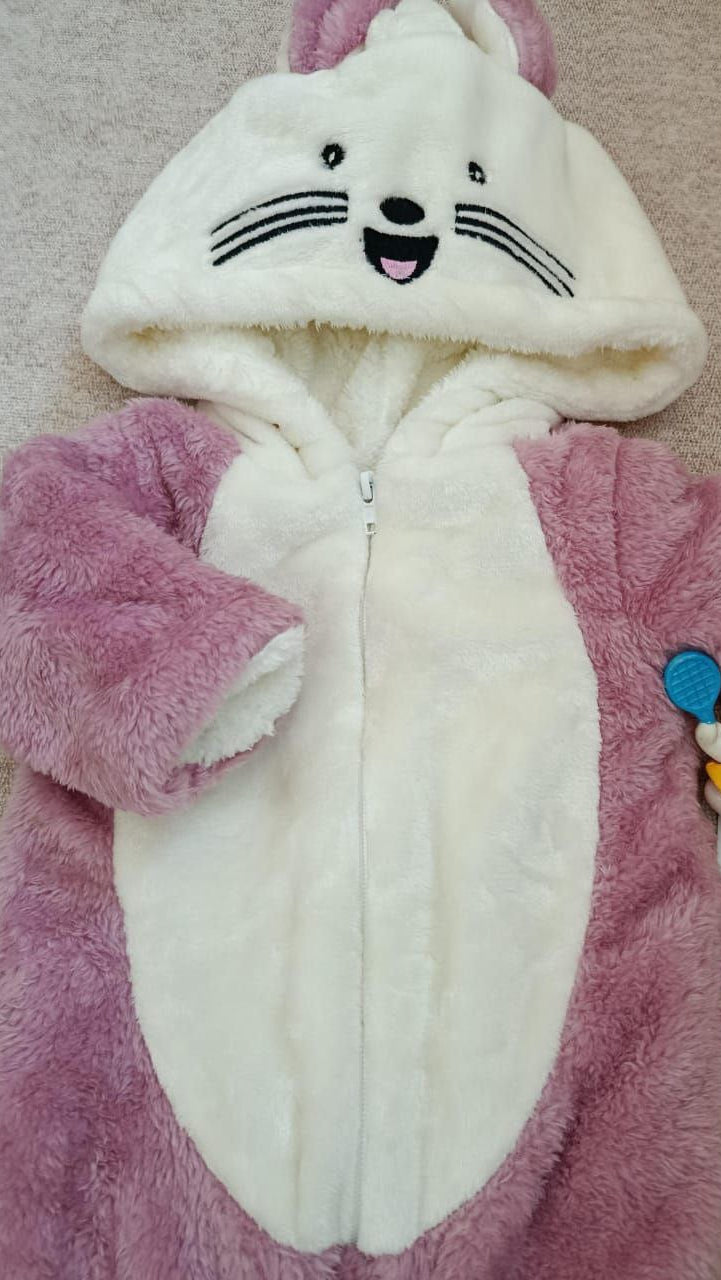 Bunny Onesie for Babies – Fleece-Lined Romper by Bebic Kids Wear