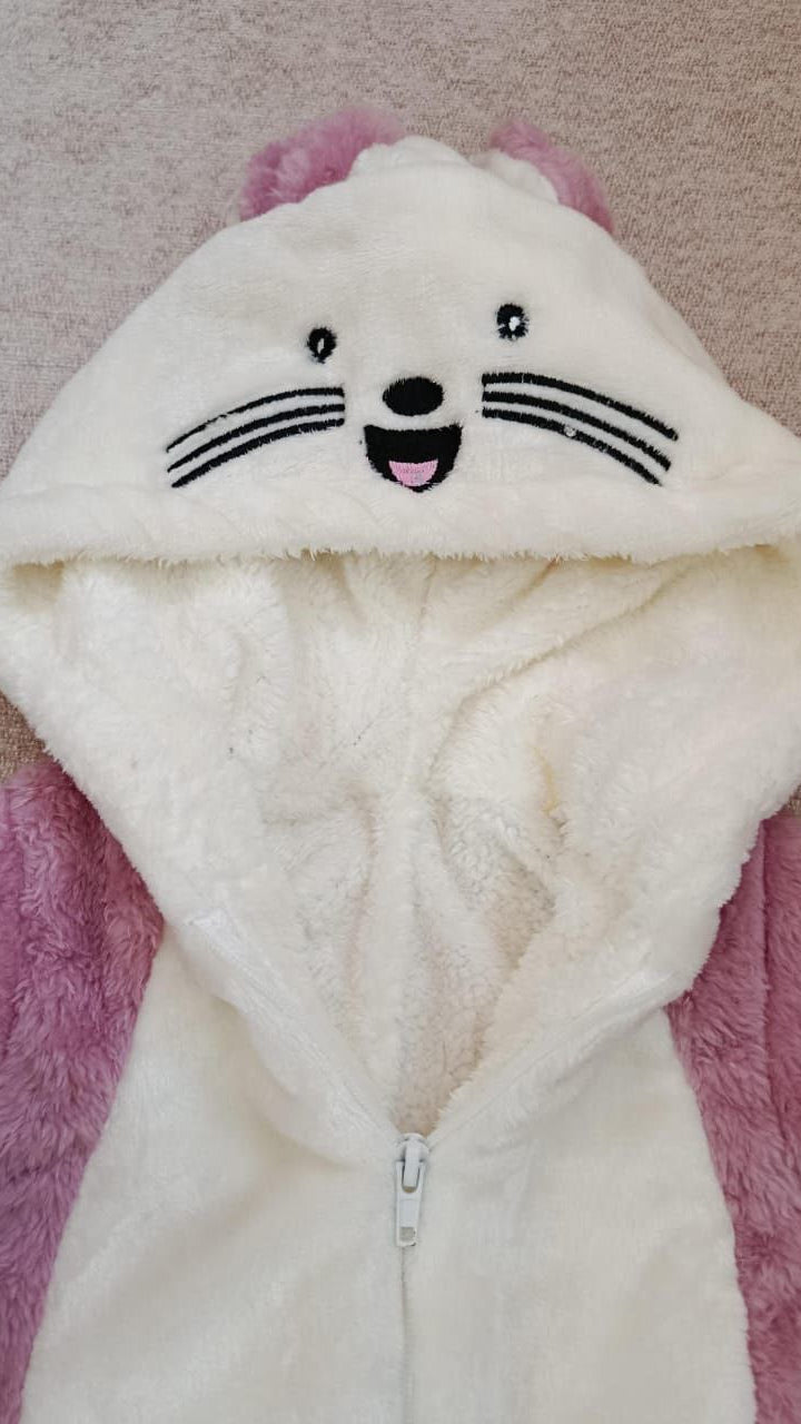 Bunny Onesie for Babies – Fleece-Lined Romper by Bebic Kids Wear