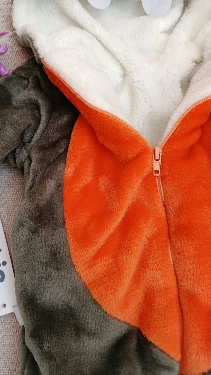 Dinosaur Onesie for Babies – Fleece-Lined Romper by Bebic Kids Wear