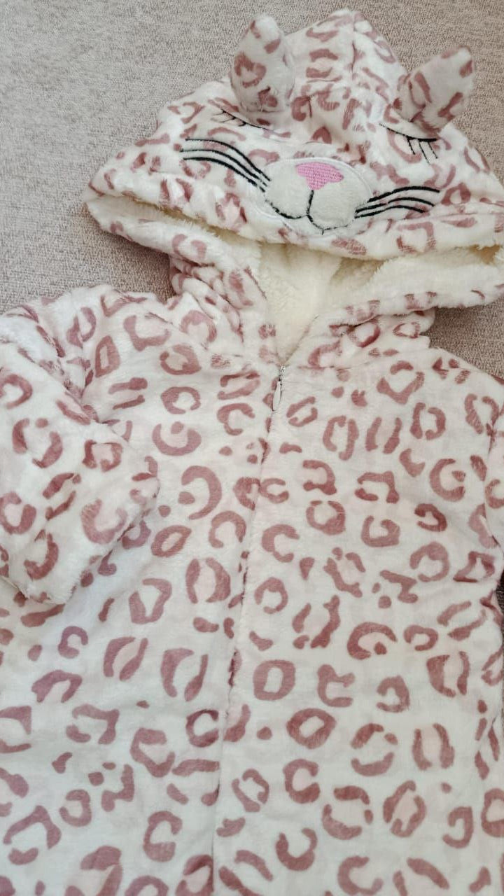 Tiger Onesie for Babies – Fleece-Lined Romper