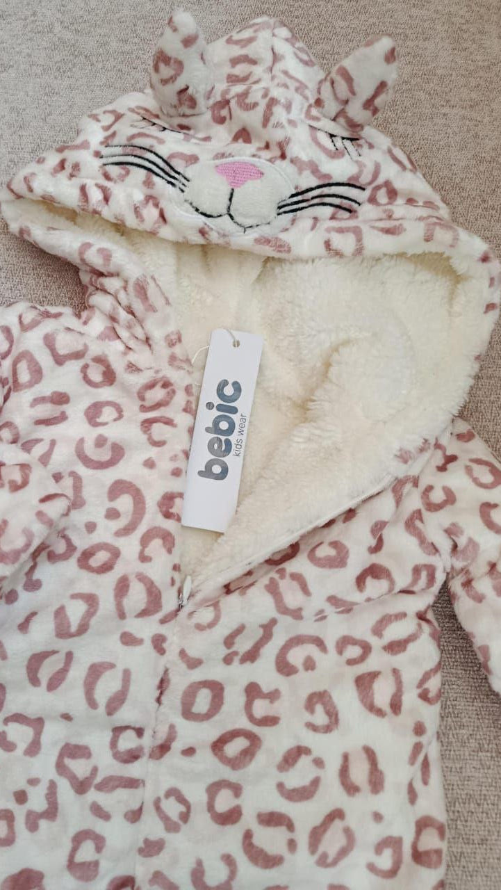 Tiger Onesie for Babies – Fleece-Lined Romper